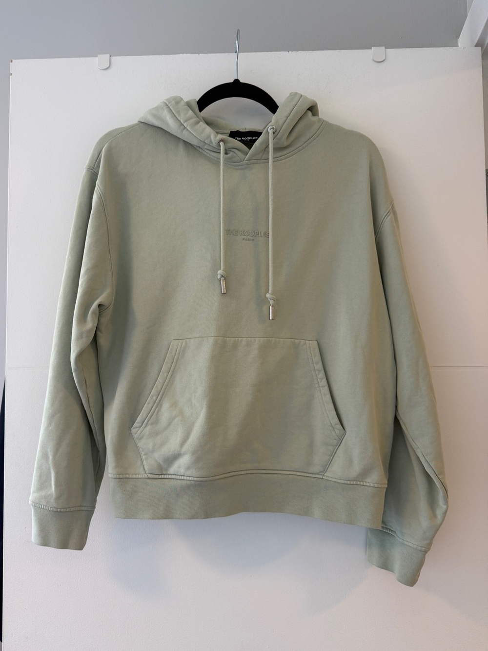The Kooples Paris Sage Green Oversized Hoodie Size 2
